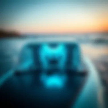 Innovative Technology Behind Self-Propulsion Close-up view of the advanced technology integrated into a self-propelled paddle board