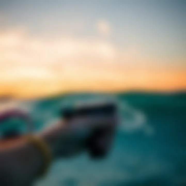 Innovative floating grip designed for underwater adventures