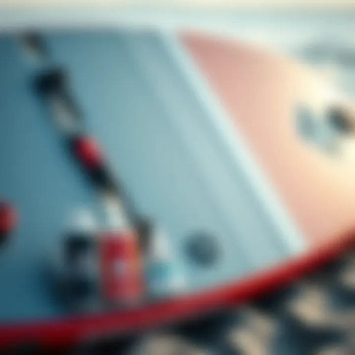 Maintenance tips displayed alongside an Armstrong foil board