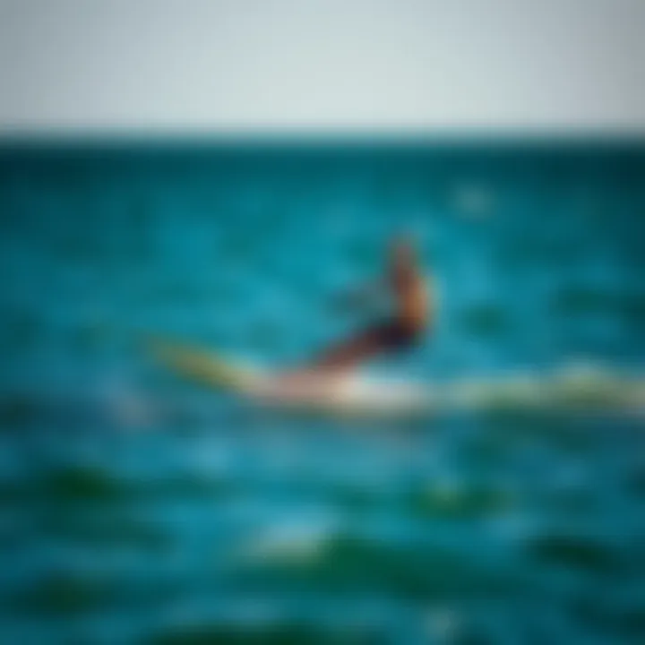 Rider gliding effortlessly above the water on an Armstrong foil board
