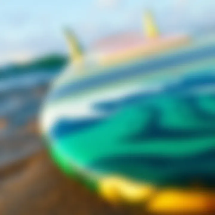 Cultural Influences in Surfboard Graphics Artistic surfboard graphics reflecting cultural influences