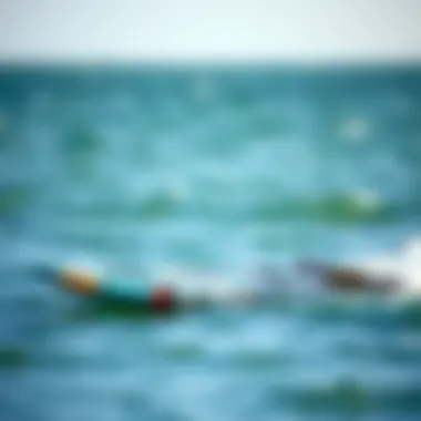 Premium Kitesurf Board for Enhanced Performance High-performance kitesurf board on the water