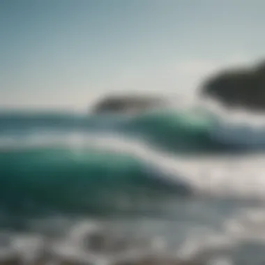 Serene Ocean View A serene ocean view depicting waves ideal for surfing