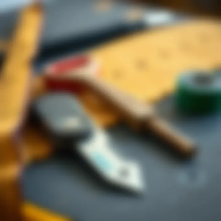 Essential tools for grip tape removal