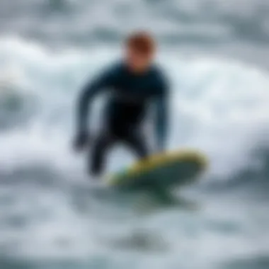 An expert rider demonstrating various techniques on a bodyboard in dynamic ocean waves.