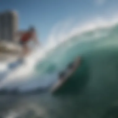 Innovative Technology of the E-Wave Jet Board Close-up of e-wave jet board technology
