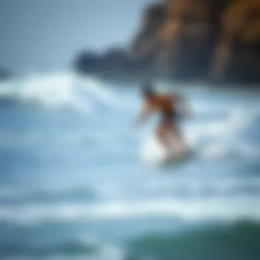 A picturesque skimboarding spot on the East Coast