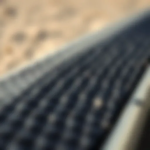 Close-up of textured grip tape showcasing its surface details