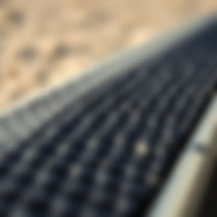 Textured Grip Tape Surface Close-up of textured grip tape showcasing its surface details