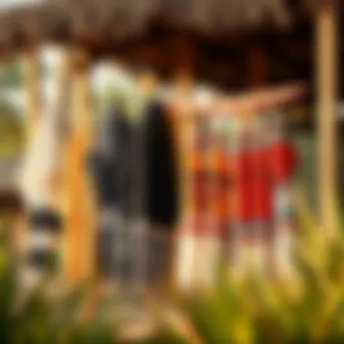 Diverse Designs of Surf Robe Towels Elegant display of various surf robe towel designs