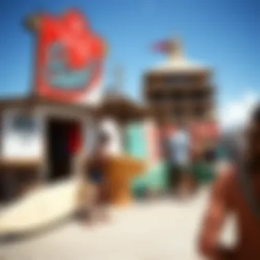 Local Surf Culture A vibrant local surf culture scene with enthusiasts