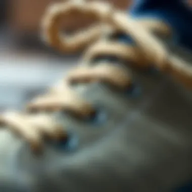 Quality Materials of Sanuk Vagabond Lace Sneaker Close-up of the materials used in the Sanuk Vagabond Lace Sneaker highlighting texture and quality.