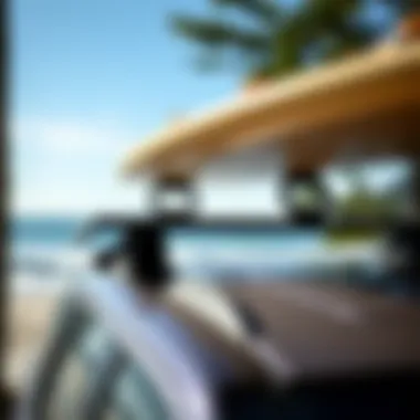 Tacoma surfboard rack installation process