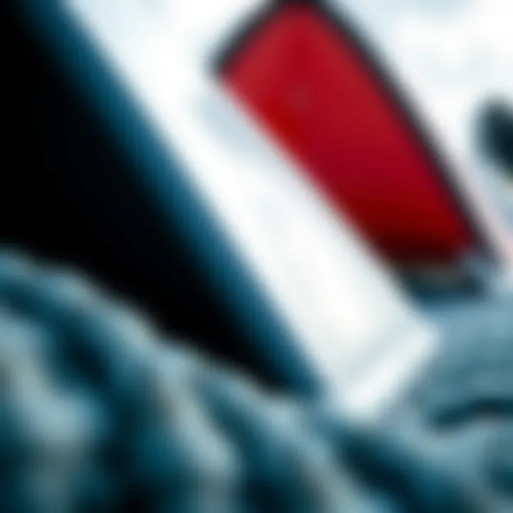 Close-up of boat materials emphasizing durability