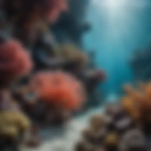 Breathtaking underwater coral reef teeming with life