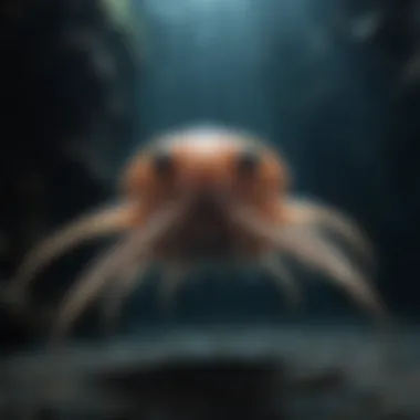 Deep-Sea Creature Majestic deep-sea creature gliding through the abyss