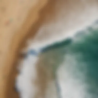 Aerial view of Surf Rider Beach showcasing its waves and shoreline