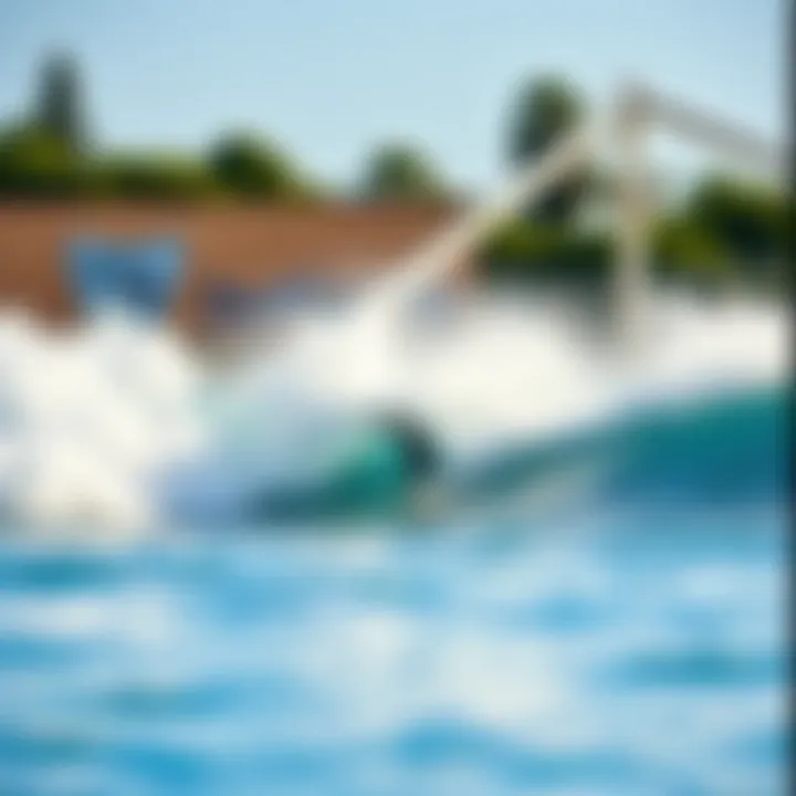 Innovations in Wave Generation Artificial wave pool showcasing advanced wave technology