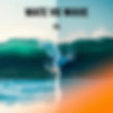 Natural vs. Artificial Waves Side-by-side comparison of natural waves and artificial waves