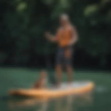Safety First: Ensuring a Secure Paddle Boarding Experience Safety equipment and measures showcased for paddle boarding