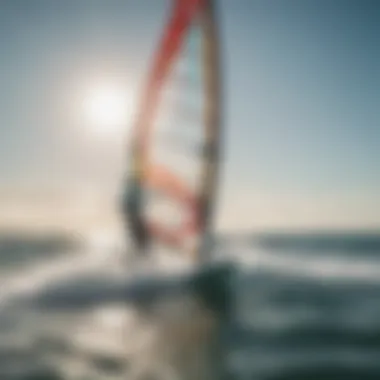 Windsurfing Thrills Dynamic windsurfing action on vibrant waters