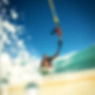 FCS Surfboard Leash in Action FCS surfboard leash in action during a wave ride