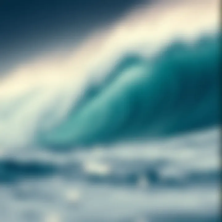 The beauty of Japanese waves in motion