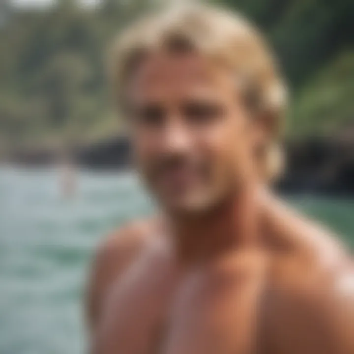 Laird Hamilton at a water sports event