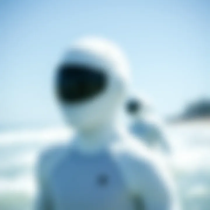 Environmental considerations of wearing white wetsuits