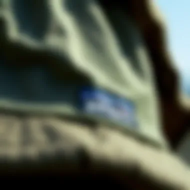 Close-up of the eco-friendly materials used in Patagonia Hat