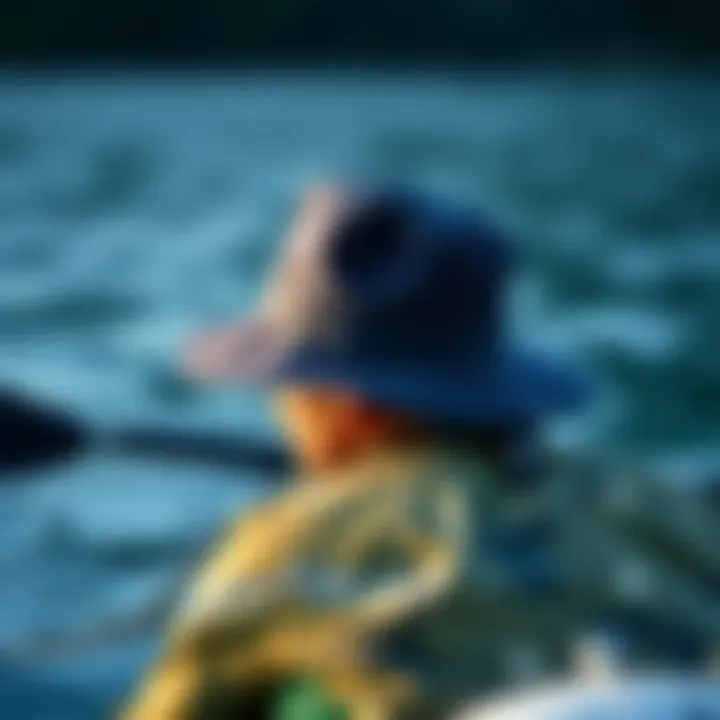 Patagonia Hat showcasing its functional design on the water