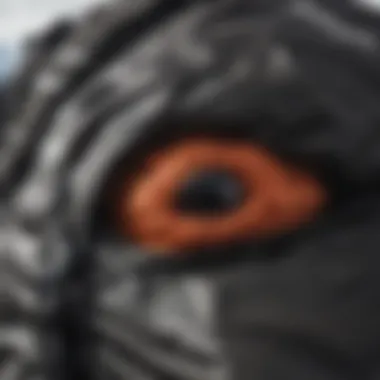 Detail view of the materials used in the Patagonia Ultralight Black Hole Backpack
