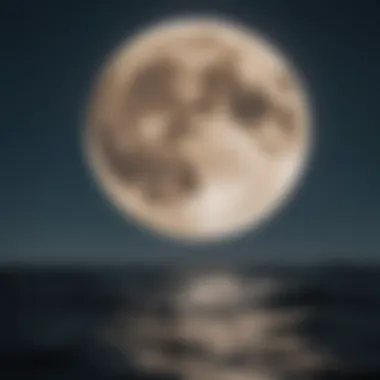 Full Moon: A Symbol of Completion A captivating view of the full moon, symbolizing completion and illumination.