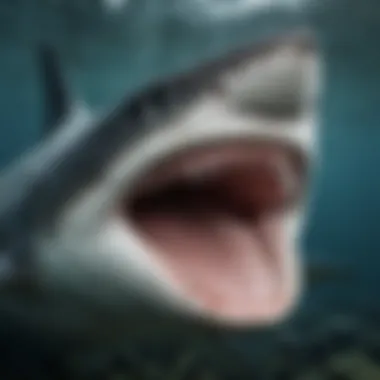 A close-up view of a lesser-known shark species showcasing its distinctive features