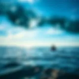 A serene ocean view demonstrating the calming effects of marine environments.