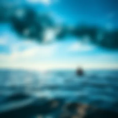 Calming Effects of Marine Environments A serene ocean view demonstrating the calming effects of marine environments.