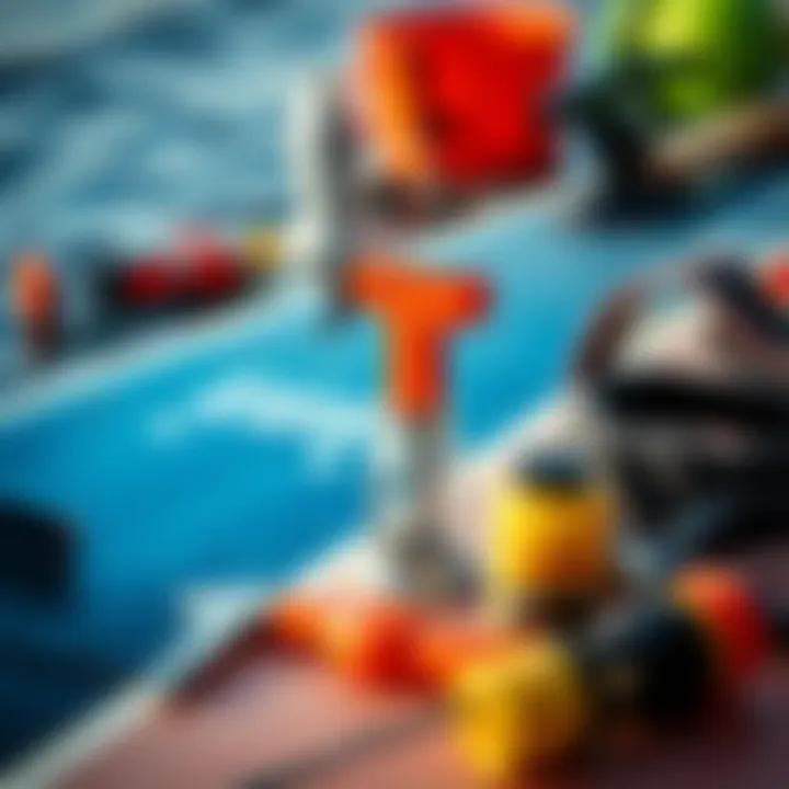 Maintenance and Safety Essentials Maintenance tools and safety gear for long boarding