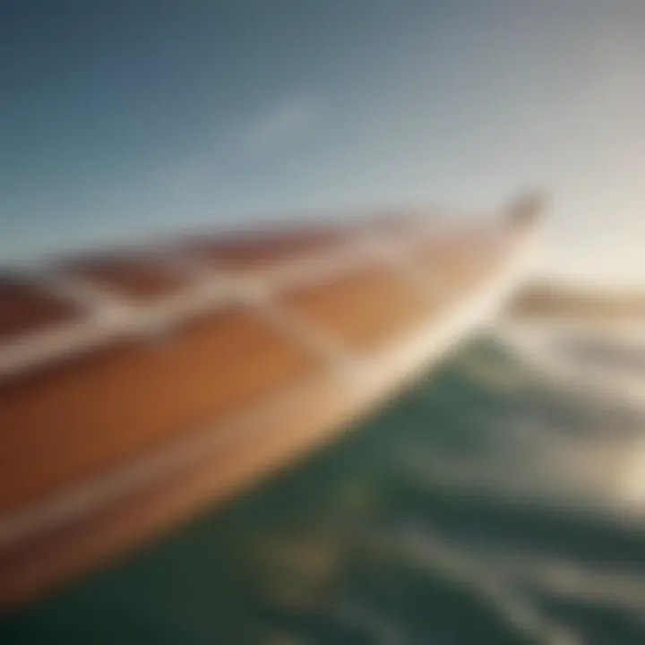 Vintage surfboard showcasing classic design