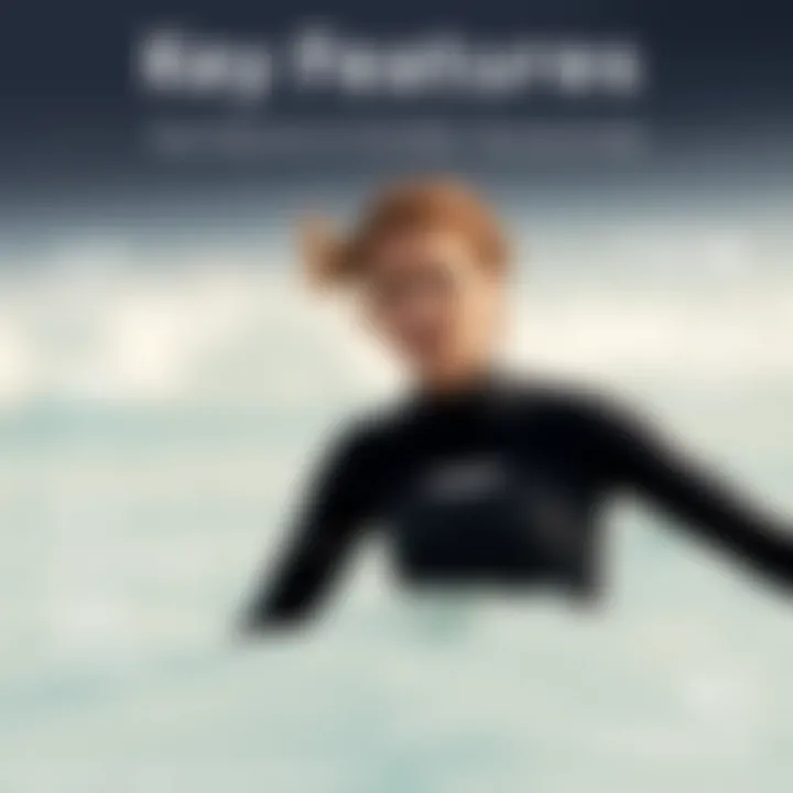 Key Features of Wetsuit Tops Infographic illustrating key features to consider in wetsuit tops