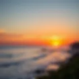 Stunning sunset view over Windansea Beach