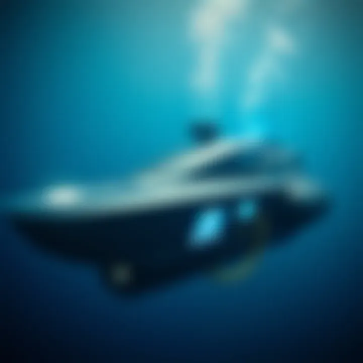 An underwater exploration vehicle showcasing advanced technology