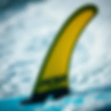 Innovative Design of FCS II Twin Fins Close-up view of FCS II twin fins showcasing their unique design features