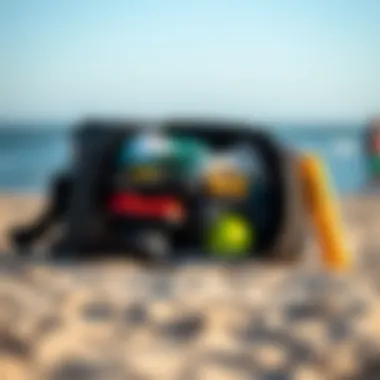 Packing Essential Gear in FCS Travel Bags FCS travel bag filled with watersports gear for surfers