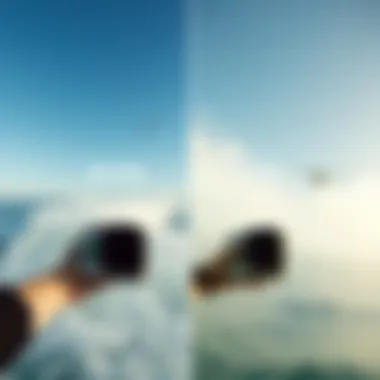 Comparison of video quality captured with and without the GoPro mouth mount