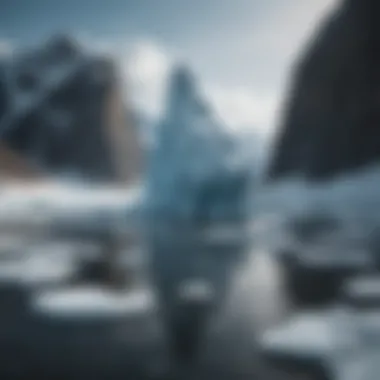 Melting Giants: The Fate of Polar Ice A haunting depiction of melting polar ice caps