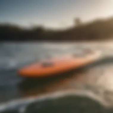 Environmental Impact of LED Surfboards An artistic representation of the environmental benefits of LED surfboards