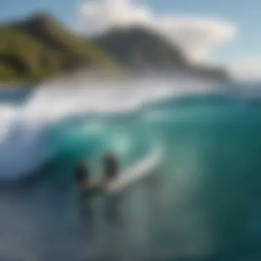 Understanding Swell Forecasting An illustration showing swell forecasting techniques and charts