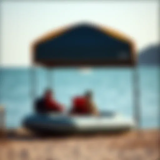 Compact and Portable Mini EZ Up Setup