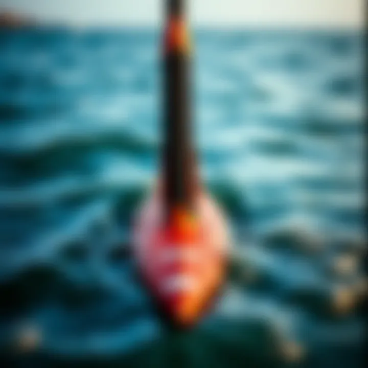 Side-by-side comparison of Naish foil with competitors highlighting unique features