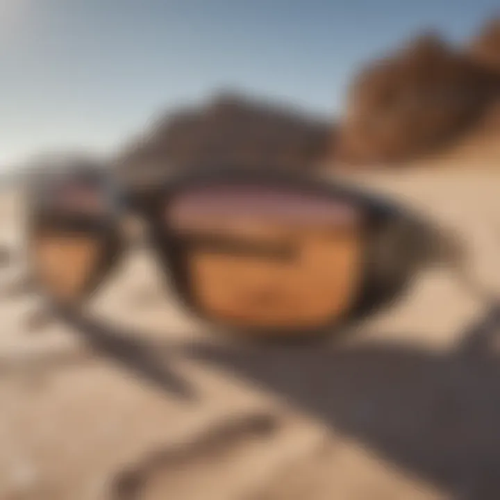 Close-up of Oakley Prizm Fuel Cell sunglasses highlighting comfort features